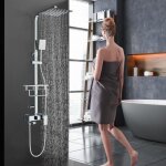 Suguword colonne de douche avec mitigeur systme de douche rglable ensemble de douche mural set avec ...