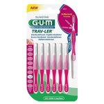 Gum trav - ler 6 brossettes interdentaires r�utilisables - taille : 1612 : 14 mm