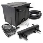 Sunsun cbf - 350 cuv - 224 24w set neo3800 pompe tuyau kit de filtration