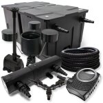 Sunsun kit filtration bassin 60000l 18w st�rilisateur neo10000 80w pompe 25m tuyau skimmer fontaine