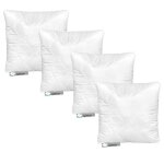Superkissen24 lot de 4 oreillers en microfibre 50x50 cm avec garnissage fibre polyester - hypoallergenique ...