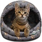 Superkissen24 niche pour chat chien lit panier corbeille gris beige noir taille xl couchage Superkissen24 niche pour chat chien lit panier corbeille gris beige noir taille xl couchage