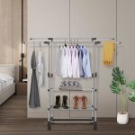 Supfine ltendoir  linge peut tre dplac dans un espace raisonnable sans craindre de bloquer la lumire ...