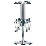 Support de bar - non spcifi - non spcifi - 4 doseurs de 4 cl - rotatif - montage rapide