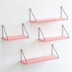Support en bois tagre murale nordic rose