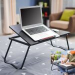Support bureau table de lit pour pc lecture travailrepas au litbureauportable pliable et rglable hauteur ...