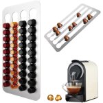 Support capsules nespresso - marsee - acier inoxydable - 40. 5x22cm - 3m - rangement moderne