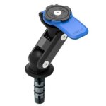 Support colonne de direction - quad lock - moto - bleu - plastique - navigation facile