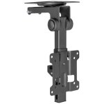 My wall hl 45 - 1 l support dcran pour plafond noir inclinable rotatif support de plafond