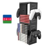 Support de disque de jeu pour ps5 jeu organisateur de disques pour 42 jeux 4 contrôleurs support de rangement ... Support de disque de jeu pour ps5 jeu organisateur de disques pour 42 jeux 4 contrôleurs support de rangement ...