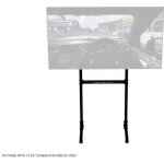 Support �cran sur pieds - next level racing� - 24 � 85 pouces - hauteur r�glable - noir - autonome avec ...