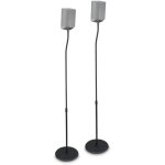 Supports de haut - parleur - hama - lot de 2 - r�glables en hauteur - noir - pour mini haut - parleurs ...