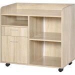 Vinsetto - support dimprimante - panneaux de particules - 80x40x72cm - chne