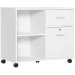 Vinsetto - support dimprimante - panneaux de particules - 863x40x66. 5cm - blanc Vinsetto - support dimprimante - panneaux de particules - 863x40x66. 5cm - blanc