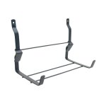 Support de jardini�re mural en fer plat - louis moulin - 35 x 18 cm - anthracite - r�sistant au gel et ...