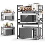 Support pour micro onde et four extensible etagere micro - ondes 3 niveaux support en métal four À micro ... Support pour micro onde et four extensible etagere micro - ondes 3 niveaux support en métal four À micro ...