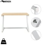 Support pour micro - ondes mengda - �tag�re en m�tal et bois - 2 niveaux - �cologique et facile � nettoyer ...