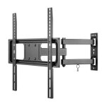 Support mural pivotant et inclinable goobay full motion wall mount m pour tv de 32 � 55 (81 - 140 cm) ...