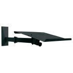 Support mural tv my wall h 20 sl 254 cm (10) - 508 cm (20) inclinable + pivotant noir