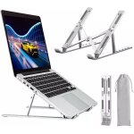 Support pour ordinateur portable r�glables en hauteur sur 6 niveaux bureau dordinateur ventil� en aluminium ...