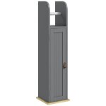 Kleankin - meuble de salle de bain - bois - 20x20x80cm - gris clair Kleankin - meuble de salle de bain - bois - 20x20x80cm - gris clair