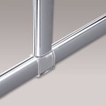 Barre support de plafond pour barre modèle surprise finition brillante spirella Barre support de plafond pour barre modèle surprise finition brillante spirella