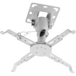 Support plafond pour projecteur my wall h16 - 7wl inclinable rotatif blanc