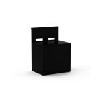 Support a plancha (60 / 75 / 80) acier ferme noir