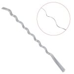 Support de plantes grimpantes - vidaxl - spirale - acier galvanis� - 50 pcs - 170 cm