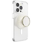 Support et poign�e pour smartphone - popsockets - popgrip round - magsafe - enamel coconut creme - 50g ...