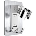 Support de pommeau de douche adhsif support de baguette de douche rglable (1 pc)