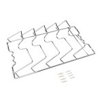 Support de rangement pour casseroles et couvercles - argent - fer - 407 x 257 x 75cm