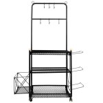 Support de rangement pour halt�res - ohmg - panier de basket - ball - noir - mixte - 696 kg