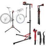 Support de réparation pour vélo - tête de serrage rapide - rotation 360° - pied atelier vélo - 3 outils ... Support de réparation pour vélo - tête de serrage rapide - rotation 360° - pied atelier vélo - 3 outils ...