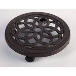 Support roulant en fonte flora roll alu - 30 cm