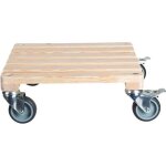 Support � roulettes pot de fleurs sp�cial charge lourde carr�