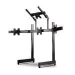 Next level racing elite - support quatre �crans freestanding gris carbone