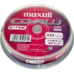 Supports de stockage maxell pack de 10 cd - r 700 mo Supports de stockage maxell pack de 10 cd - r 700 mo