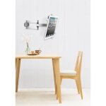 Support mural pour tablette - renkforce - universel 178 cm (7) - 257 cm (101) - antid�rapant - noir