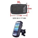 Support de t�l�phone portable �tanche pour moto v�lo scooter montage sur attache du r�troviseur pour ...