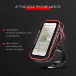 Support de tlphone portable - universel - tanche - moto - scooter - rouge