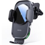 Support t�l�phone voiture - auckly - induction 15w - serrage automatique - compatible iphone / samsung ...