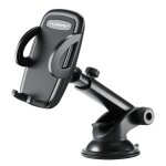 Support de t�l�phone de voiture pare - brise et tableau de bord � double usage rotation libre et r�tractable ...