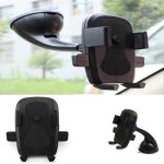 Support t�l�phone voiture ventouse universel auto support r�glable rotation � 360�support gps iphone ...