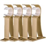 Supports de tringle  rideau en alliage daluminium  un trou montage au plafond de tringle  rideau support ...