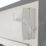 Supports de tringle sans per�age pour coffre de volet roulant - store & menuiserie 2. 0 - blanc