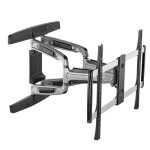 Support tv mural - al3780 - 6a - aluminium - inclinable - orientable - 37 � 80 pouces
