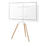 Support tv sur pied - nedis - tvsm7060wt - rotatif - charge max. 35 kg - design scandinave - blanc Support tv sur pied - nedis - tvsm7060wt - rotatif - charge max. 35 kg - design scandinave - blanc