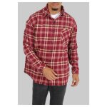 Surchemise polaire � carreaux rouge homme