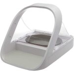 Surefeed distributeur de nourriture / croquettes  puce lectronique - blanc (bol simple un bol double ...